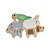 Animais de Estimação 5 Peças - Brinquedo de Madeira Newart - Imagem 1