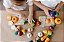 Kit 7 Legumes com Corte + Faca + Tabua - Comidinhas de Madeira Newart - Imagem 2