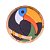 Encaixe Mosaico Tucano em Madeira - Made in Toys - Imagem 1
