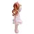Boneca de Pano Angela Candy Color 33cm - Brinquedo Educativo Metoo - Imagem 3
