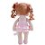 Boneca de Pano Angela Candy Color 33cm - Brinquedo Educativo Metoo - Imagem 2