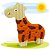 Alinhavo Girafa Filó - Brinquedo Educativo de Madeira - Imagem 1