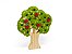 Alinhavo Árvore Macieira - Brinquedo Educativo de Madeira - Imagem 1