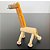 Brinquedo de madeira articulado - Girafa Wandinha - Imagem 7