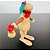 Brinquedo de madeira articulado - Coelha Alice - Imagem 9