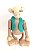 Brinquedo de madeira articulado - Macaco Chiquinho - Imagem 1