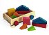 Brinquedo de Madeira - Carrinho de Puxar Blocos Coloridos - 10 peças - Imagem 2