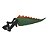 Fantasia Infantil - Cauda Dinossauro Verde Laranja - Imagem 2