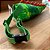 Cauda Dinossauro Verde Estampada  - Fantasia Infantil - Imagem 4