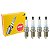 Kit Vela De Igniçaõ Gol Fox Original Vw Gol Fox Polo Voyage -  Ngk BKR7ESBD / Bosch SP30 - Imagem 2