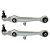 Par Braço Inferior Reto Suspensão Dianteira Audi A4 A6 VW Passat 1996/2005 - 4D0417151 - Imagem 2