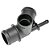 Cavalete Flange Fluxo Agua Volkswagen Polo Golf Bora - 1J0121087 - Imagem 2