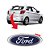 Par Emblema Grade Parachoque + Logo Tampa Traseira Original Ford Ka 2014 a 2022 - Imagem 6