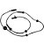 Sensor Abs Dianteiro Esquerdo Fiat Doblo Adventure 1.8 16v - 2011 A 2021 - Imagem 1