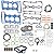 Kit Conjunto De Juntas Reparo Do Motor Cabeçote Audi A4 A6 Motor 3.2 V6 24v - 06E198015D - Imagem 1