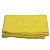 Toalha Em Microfibra Sem Costura Lados Liso E Felpudo 40x60 - Amarela - Imagem 1
