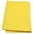 Toalha Em Microfibra Sem Costura Lados Liso E Felpudo 40x60 - Amarela - Imagem 2