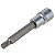 Soquete Torx Longo 1/2 Pol Hexalobular T45 - Corneta - Imagem 2