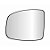 Lente Espelho Do Retrovisor lado Esquerdo Honda Fit / City 2015/... 2324M - Imagem 2