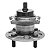 Cubo Roda Traseira Com Rolamento e Sensor ABS Toyota - 3DACF026 - Imagem 1