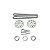 Kit Corrente Comando de Distribuição Toyota RAV4 2.0 16V - 2000 / 2005 1350728010 CI5722 - Imagem 2