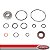 KIT REPARO BOMBA DIR HIDRAULICA Honda NEW CIVIC ACCOR CIVIC - Imagem 2