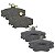Jogo Pastilhas De Freio Do Eixo Dianteiro Renault Clio/Megane/Logan/Symbol/Sandero - Imagem 1