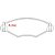 PASTILHA DE FREIO PEUGEOT 206 1.6 16V - Imagem 3