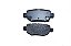PASTILHA DE FREIO TRASEIRA CHERY CIELO 1.6 16V E LIFAN X60 - Imagem 2
