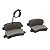 PASTILHA DE FREIO TRASEIRO RENAULT NOVA MASTER 2.3 2013 EM DIANTE - Imagem 1