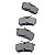 Pastilhas De Freio Traseira Ford Focus 1.4/ 1.6i/ 1.8i/ 2.0i - Imagem 3