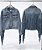 JAQUETA JEANS COUNTRY COM FRANJA E CRISTAIS HOTFIX - Imagem 1