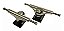 Truck Revenge 149mm Mid Prata Preto - Skate Importado - Imagem 2