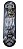shape de skate profissional marfim mafia black - Imagem 1