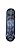 shape de skate profissional marfim mafia black - Imagem 2