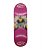 mini Shape Skate para Decoração, estampa Caveira Rosa - Imagem 1