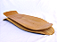 Shape Old School Anos 80/90 Street Skateboard modelo  nose quadradinho, liso natural - Imagem 3