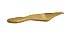 shape longboard rebaixado  liso natural na cor madeira - Imagem 2