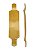 shape longboard rebaixado  liso natural na cor madeira - Imagem 1