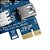 Conversor Multiplicador PCIE 1X x Riser 4 USB 3.0 - Imagem 3