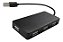 HUB USB 2.0 4 Portas Preto Slim KP-T109 KNUP - Imagem 2