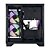 Gabinete Gamer Aquário Soul Pro BG-052 mATX Preto Vidro Temperado c/3 Coolers RGB Bluecase - Imagem 6