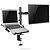 Suporte Hibrido para Monitor e Notebook Articulação Dupla 360° PLMSMN1A PCYes - Imagem 3