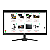 Monitor LED 21.5" VGA HDMI Full HD 1080P 75Hz VX215X VXPRO - Imagem 1
