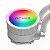 Water Cooler Sangue Frio 3 White Ghost ARGB Single Fan 120MM Intel/AMD TDP 200W PCYes - Imagem 5