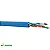 Cabo de Rede Gigabit CAT6 305 metros 24AWG LCHZ Draka Prysmian Azul - Imagem 2