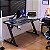 Mesa Gamer 160x70cm Metal e Madeira c/Led RGB Rainbow Suporte Copo e Headset RG-MSA001 Revenger - Imagem 3