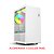 Gabinete Gamer mATX Minimalista Mid Tower Branco c/3 Coolers MT-G200WH C3Tech - Imagem 1