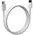 Cabo USB C x USB C 1m Branco Fortrek - Imagem 1