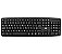 Teclado Basic USB Preto /ABNT2/107 teclas/Cabo 130cm/Plug-and-play - Imagem 1